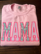 Load image into Gallery viewer, MAMA Personalized Embroidered Baby Onesie Keepsake Sweatshirt
