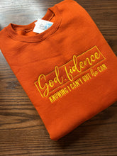 Load image into Gallery viewer, God.fidence Embroidered Crewneck
