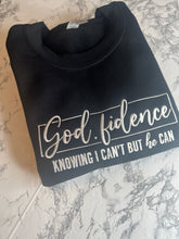 Load image into Gallery viewer, God.fidence Embroidered Crewneck
