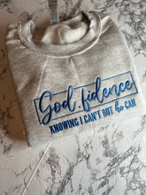 Load image into Gallery viewer, God.fidence Embroidered Crewneck
